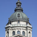 The dome of the neo-renaissance style Roman Catholic St. Stephen's Basilica - Budapesta, Ungaria